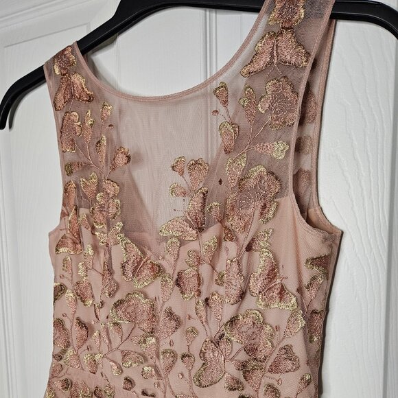 BCBGMAXAZRIA Eugene Butterfly-Embroidered Dress Size 2 - Picture 3 of 16